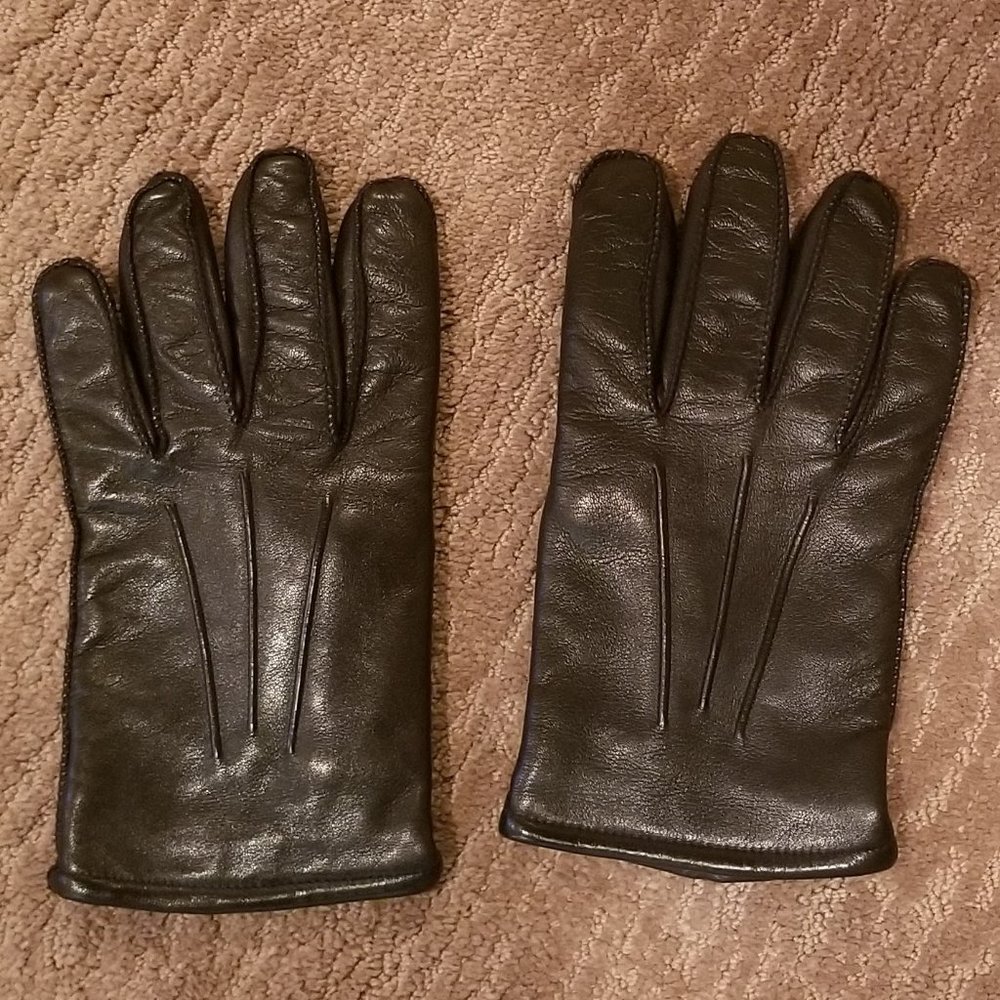 Wilsons Black Leather Gloves size L